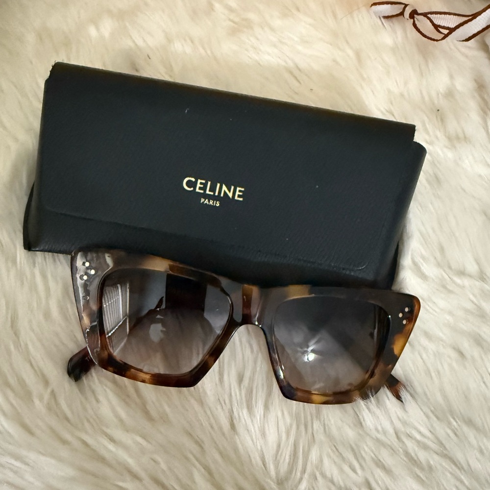 Celine Brown Tortoise Sunglasses